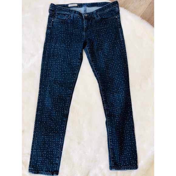 Ag Adriano Goldschmied The Stevie Ankle Dot Jeans - Picture 3 of 7